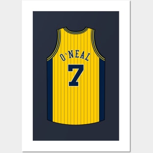 Jermaine O'Neal Indiana Jersey Qiangy Posters and Art